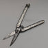 Late 19th Century British Antique Sterling Silver Handle Portable Folding Scissors